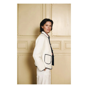 Maria de la Orden - Chaqueta de algodón Fittonia | Azul marino