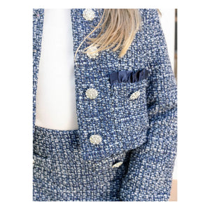 Tutu du Monde - Chaqueta de Tweed Dreamtide | Azul marino