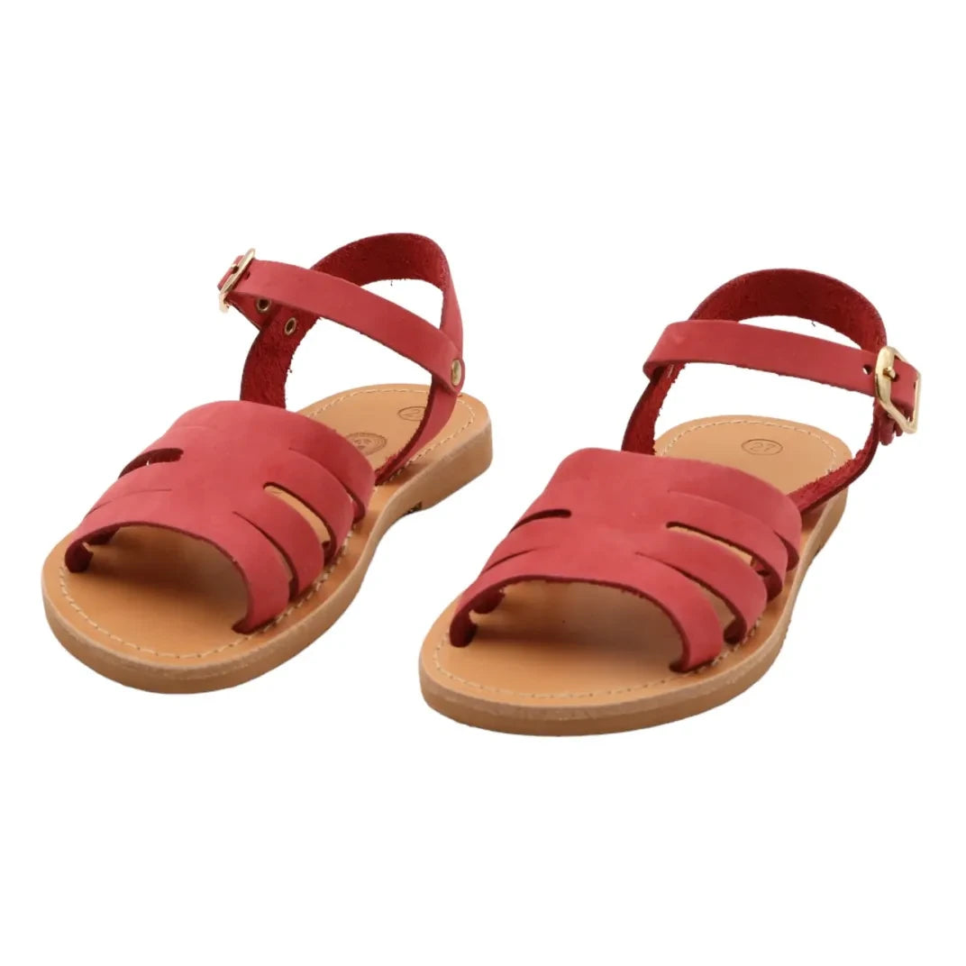 Théluto - Sandalias Alienor | Rojo frambuesa