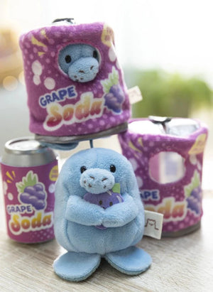 Nici - Peluche de la vaca marina Wilbur vestido de soda | Azul