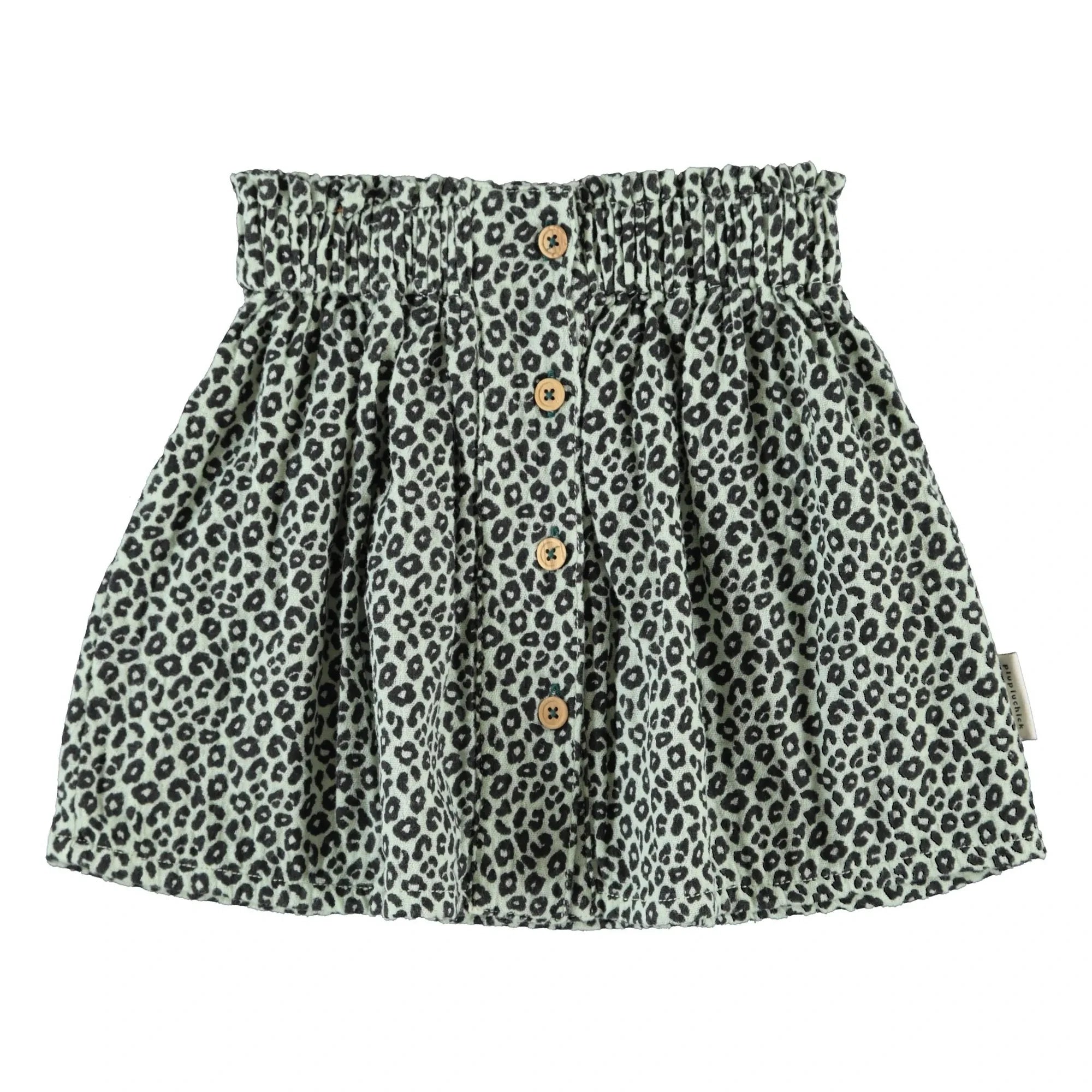 Piupiuchick - Falda Leopardo | Verde