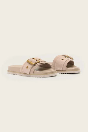 Pantufla de terciopelo AllSaints Ellie Western Sandal