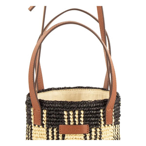 Sessùn - Bolso Mimi Tara R Raphia | Negro