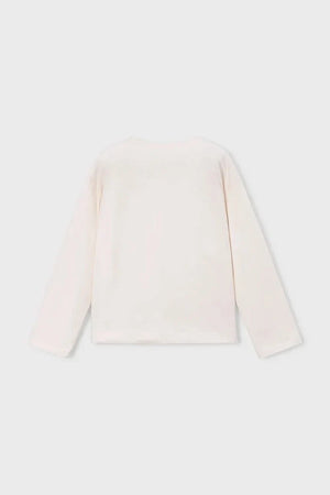 Mayoral blusa de algodón de manga larga para niños
