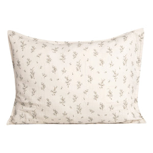 garbo&friends - Funda de almohada de muselina de algodón Bluebell | Crema