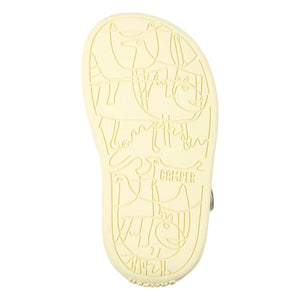 Camper - Sandalias con volantes Bicho Baby | Blanco