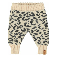 Piupiuchick - Leggings de lana Leopard | Rosa claro