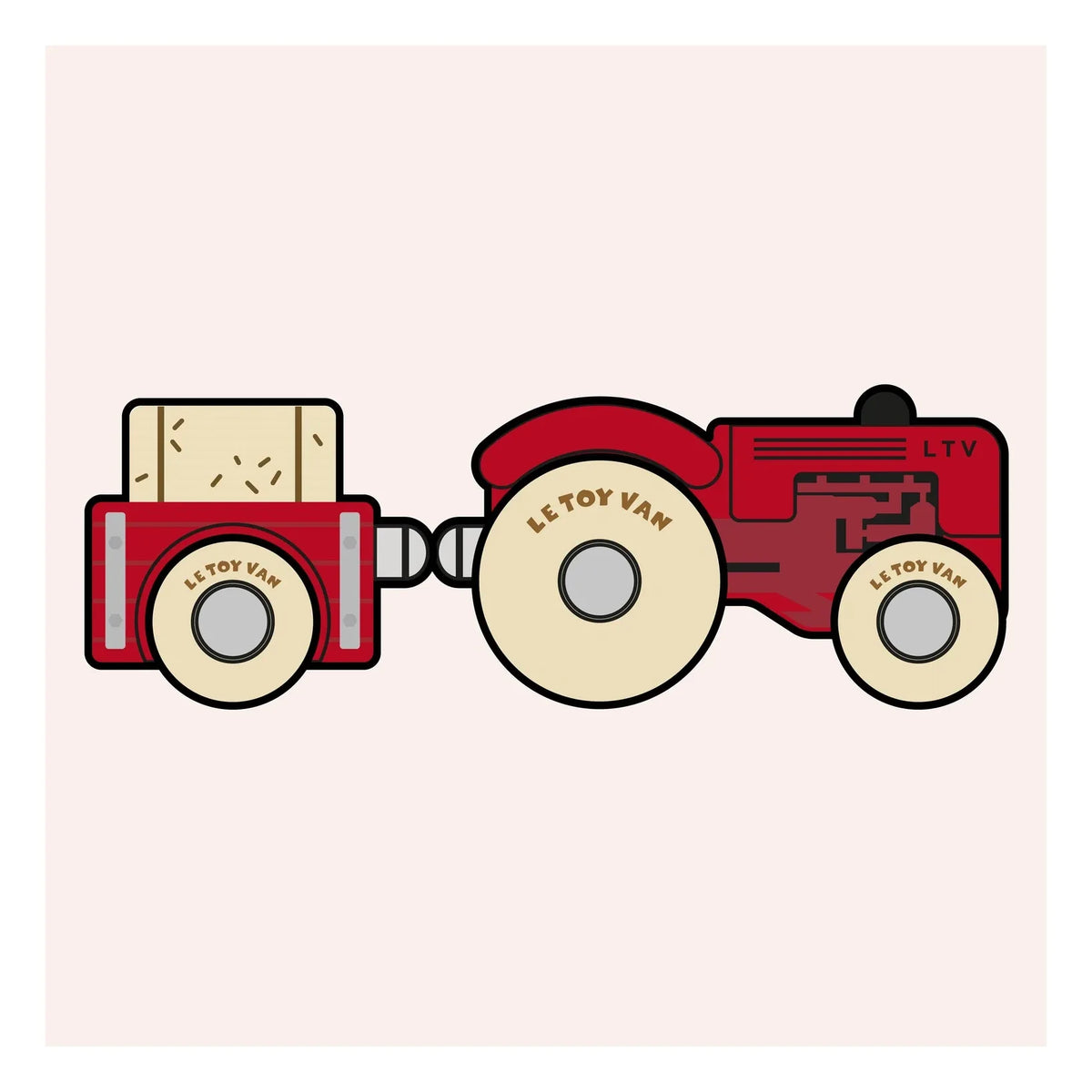 Le Toy Van - Tilly Tractor | Rojo
