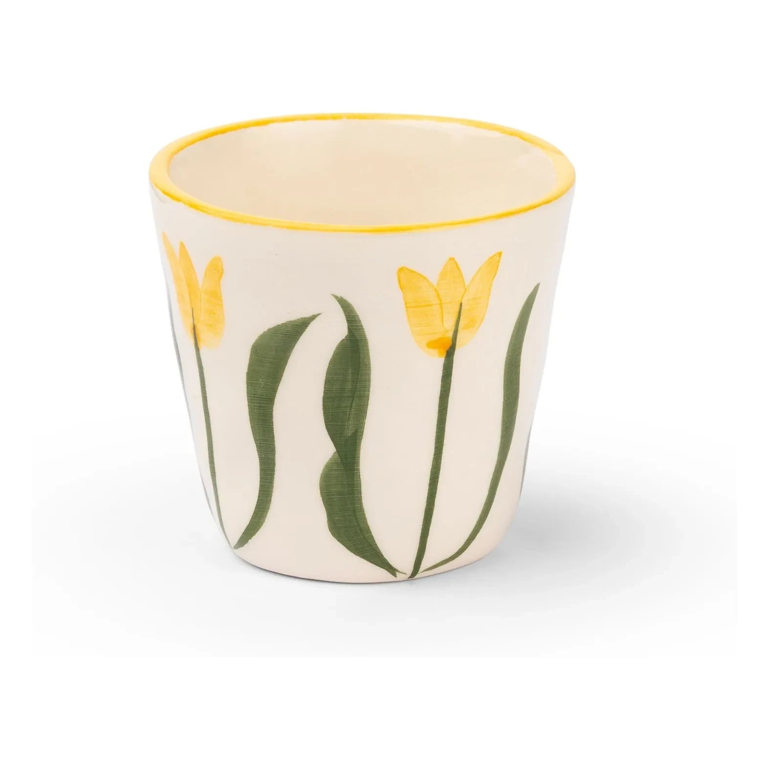 Denise - Taza de café expreso Fan Fan | Amarillo