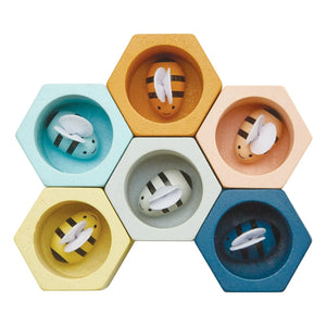 Plan Toys - Pinzas de panal de abeja