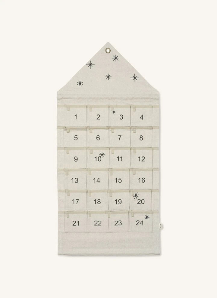 Ferm Living - Calendario de Adviento | Crema