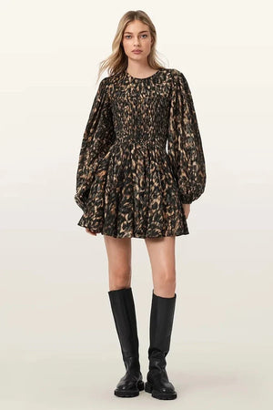 AllSaints Vestido ancho de algodón CHIA