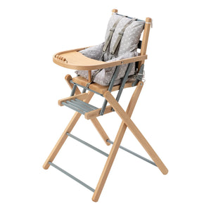 Combelle - Trona extra plegable Sarah | Azul grisáceo