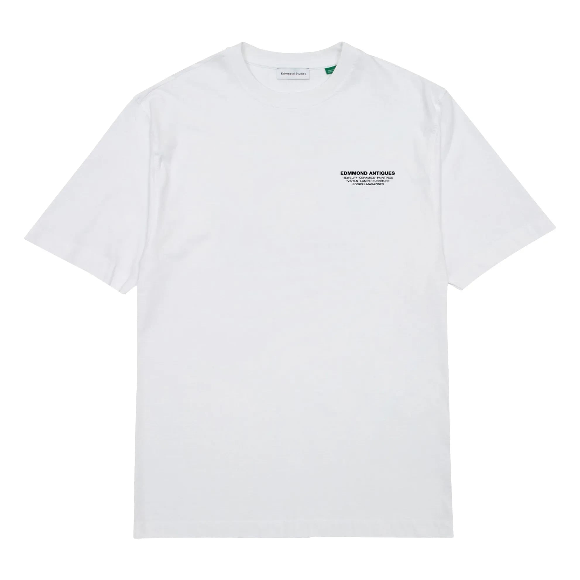 Edmmond Studios - Camiseta de algodón vintage | Blanco