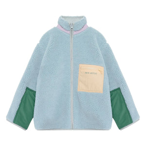 True Artist - Chaqueta Sherpa Reversible N°3 | Azul