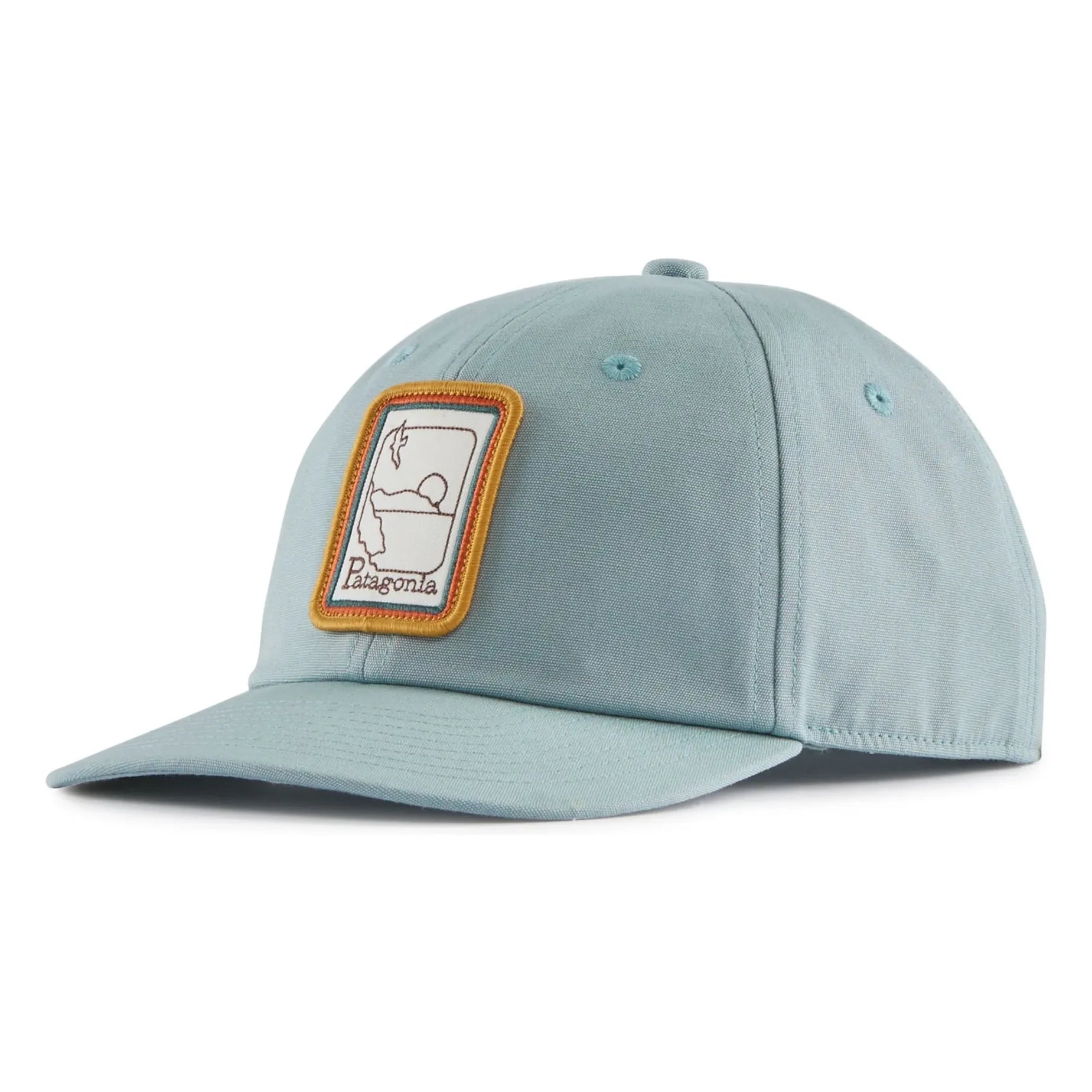 Patagonia - Gorra de algodón orgánico Funhoggers | Azul pálido