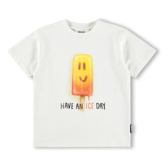 Molo - Camiseta Riley Algodón Orgánico Ice | Blanco