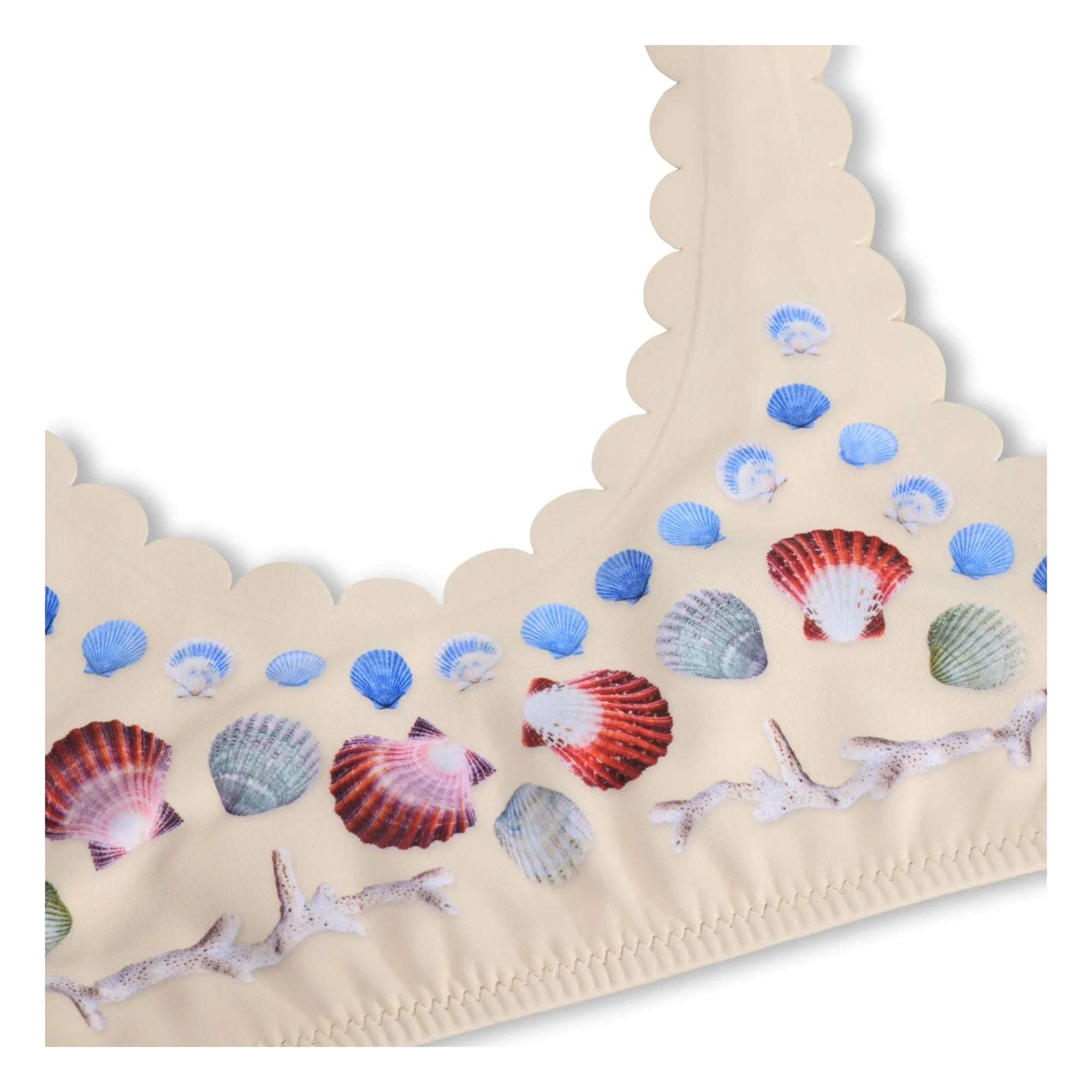 Molo - Traje de baño de fibra reciclada Nolina Coquillages | Crudo