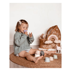 Hevea - Chupetes fisiológicos de caucho natural - Set de 2 | Lavanda