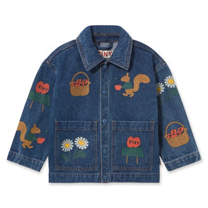 Tinycottons - Ceket Denim Apples | Mavi