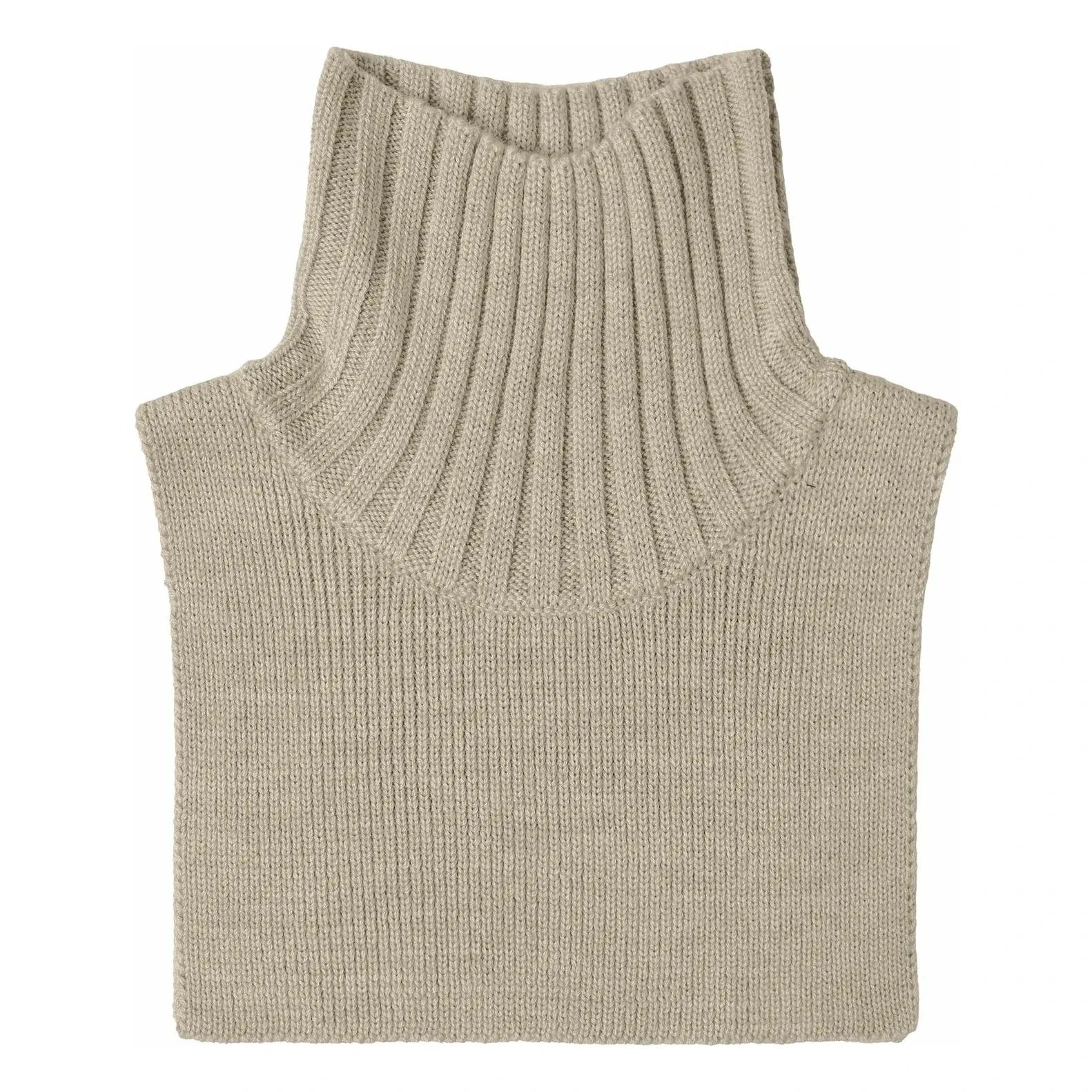 FUB - Pechera de lana merina | Beige jaspeado