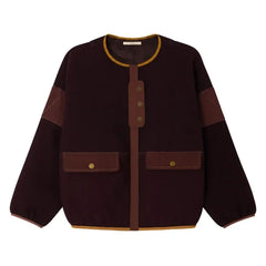 Sessùn - Chaqueta de lana Frío Noche | Marrón