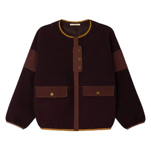Sessùn - Chaqueta de lana Frío Noche | Marrón