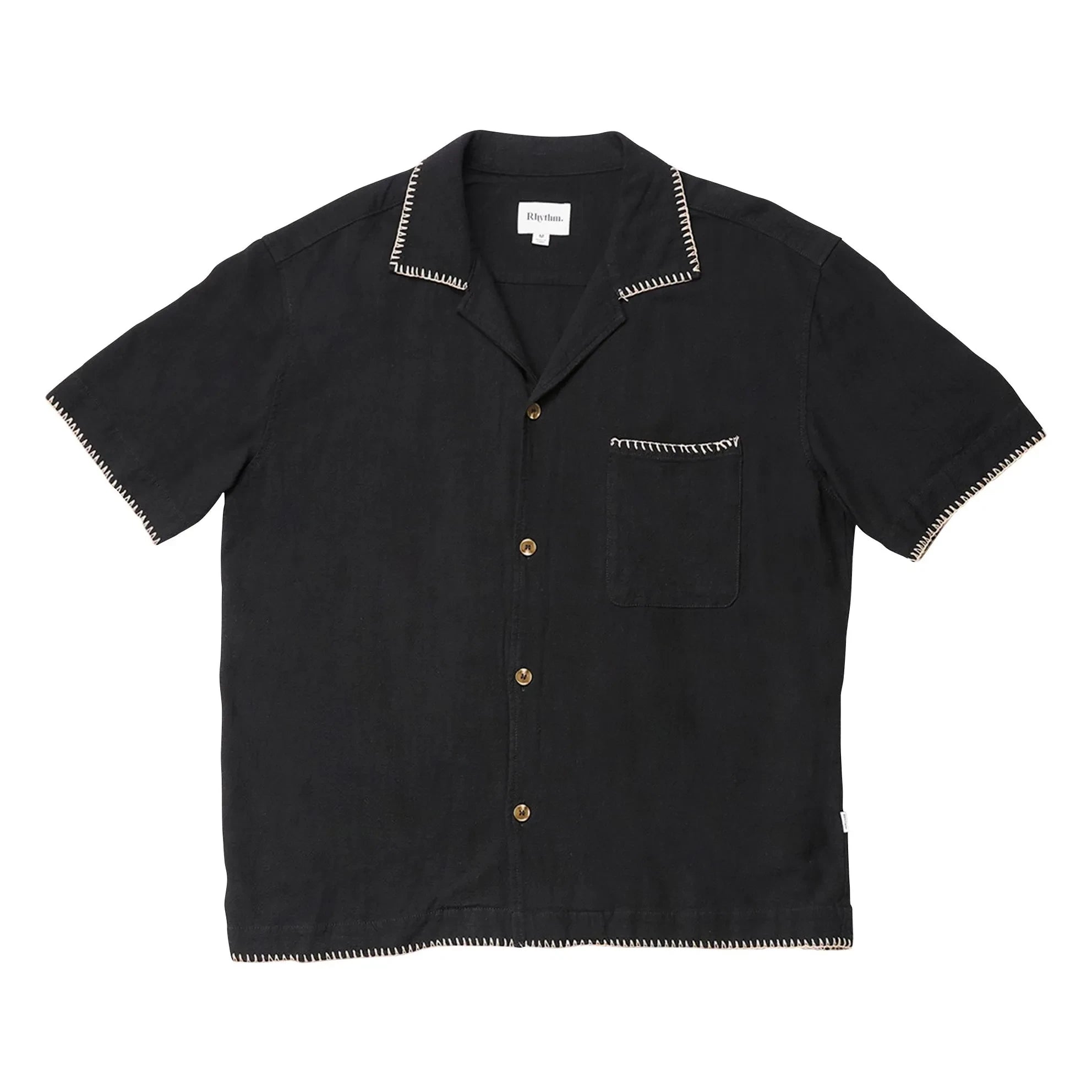 Rhythm - Relaxed Whip Camisa de manga corta | Negro