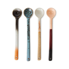 HKliving - Cucharas de gres - Set de 4