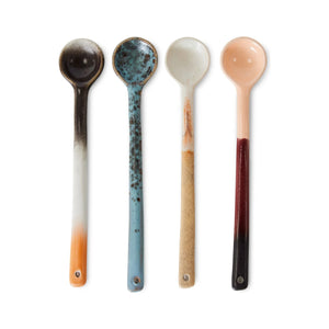 HKliving - Cucharas de gres - Set de 4