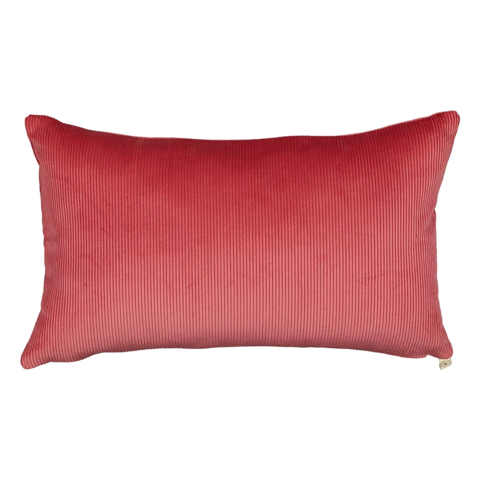 The Socialite Family - Cojín rectangular de terciopelo Carino | Rosa