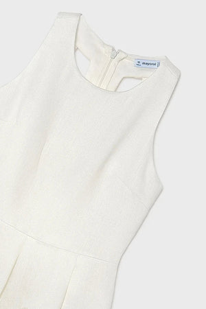 Vestido infantil de lino Mayoral