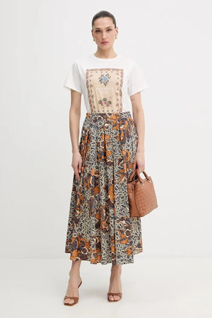 Camiseta de algodón Weekend Max Mara PANTERA