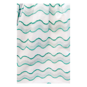 Tartine et Chocolat - Vestido con estampado de olas | Verde