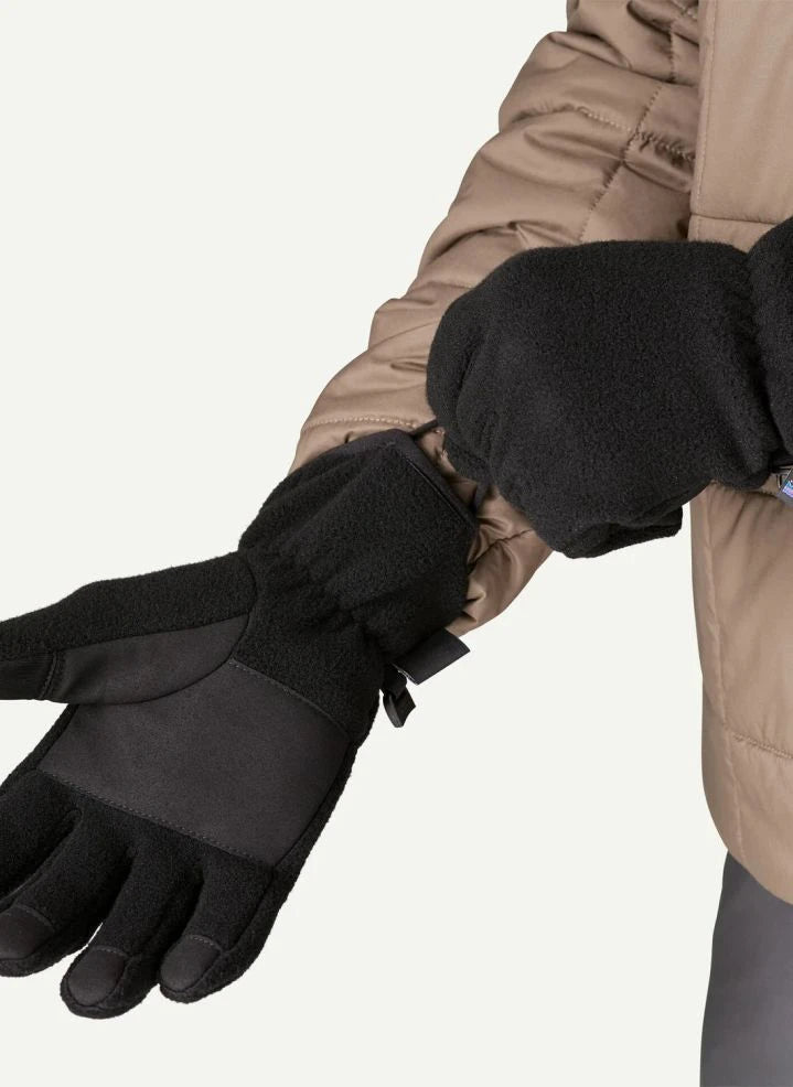 Patagonia - Guantes Synchilla Polar | Negro