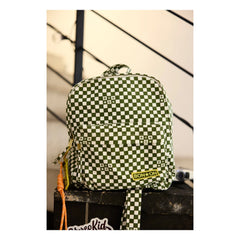 Bonton - Mochila PM Carreaux | Caqui