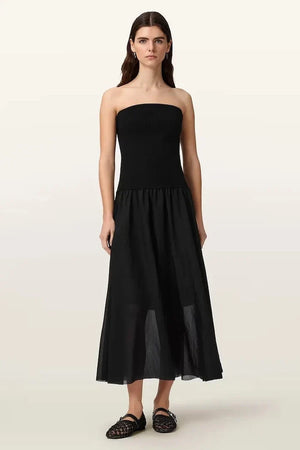 Vestido de viscosa entallado AllSaints TEGAN