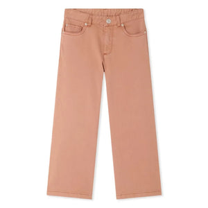 Bonpoint - Pantalones Jayjay de algodón orgánico | Rosa empolvado