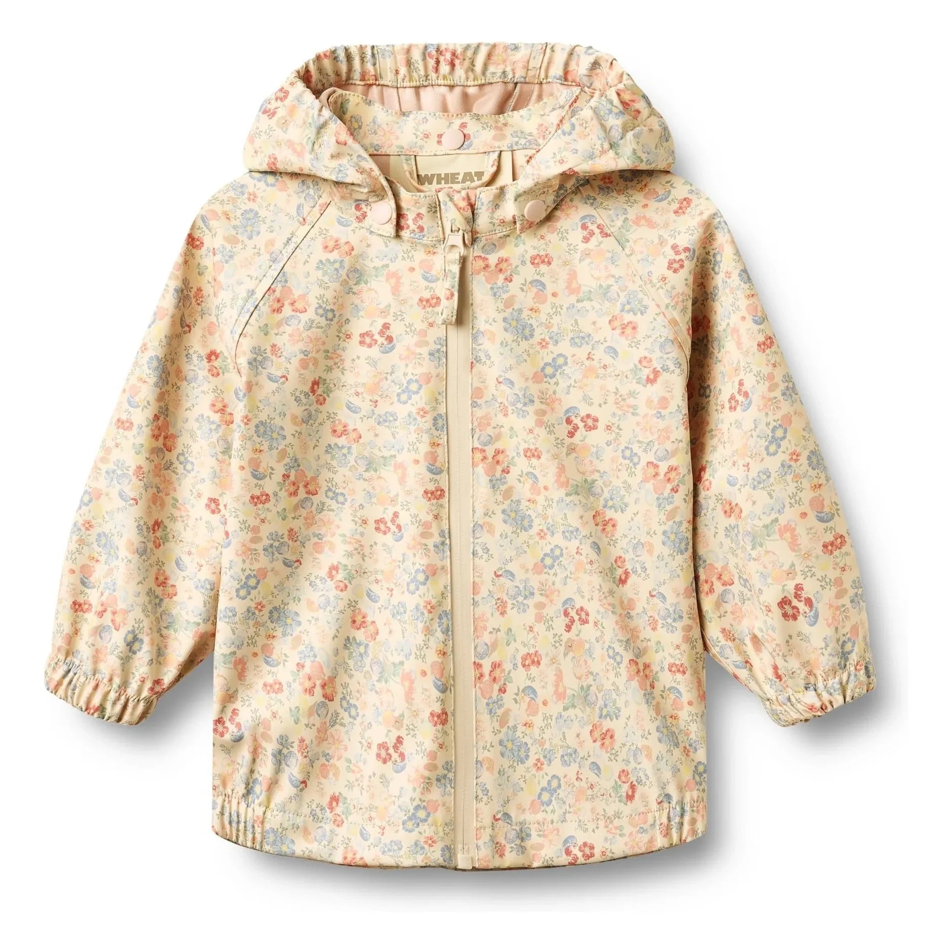 Wheat - Chardy Fleurie Chaqueta Impermeable de Fibra Reciclada | Albaricoque