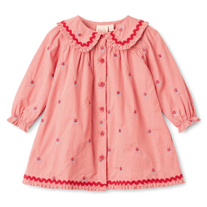 Flöss - Sonja Vichy Vestido | Rosa