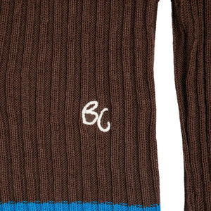 Bobo Choses - Jersey de algodón orgánico color block | Marrón