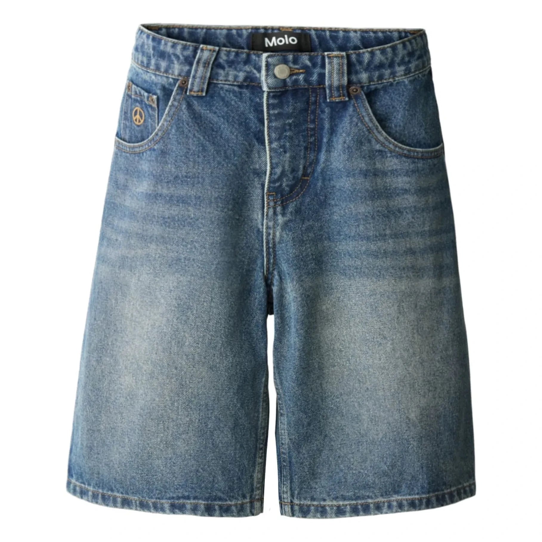 Molo - Alphie Denim - Bermuda de algodón orgánico | Azul