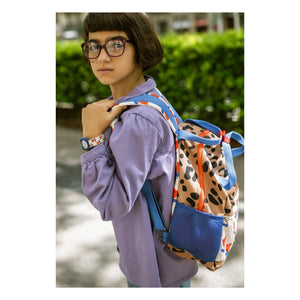 Mini Kyomo - Mochila Leopardo - Mini Kyomo x Taxi Brousse | Marrón