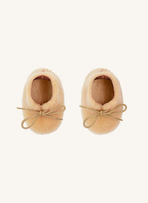 ZAPATOS DE OVEJA DE ILDA - Zapatillas de piel de cordero Merino - Colección Bebé | Beige