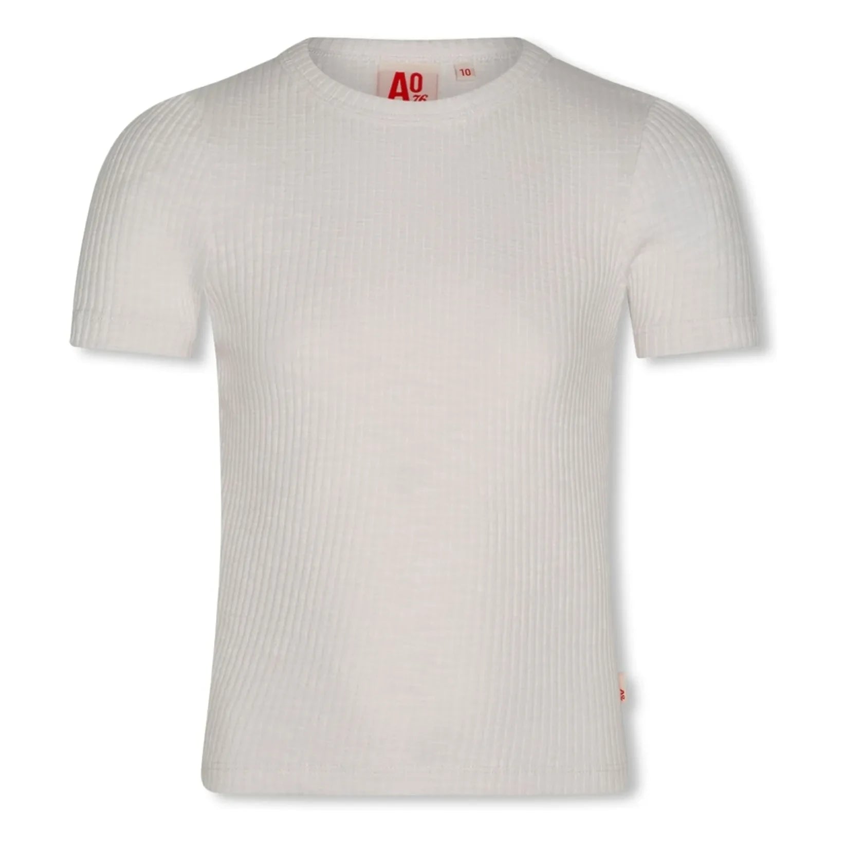 AO76 - Camiseta de algodón reciclado Emi | Blanca