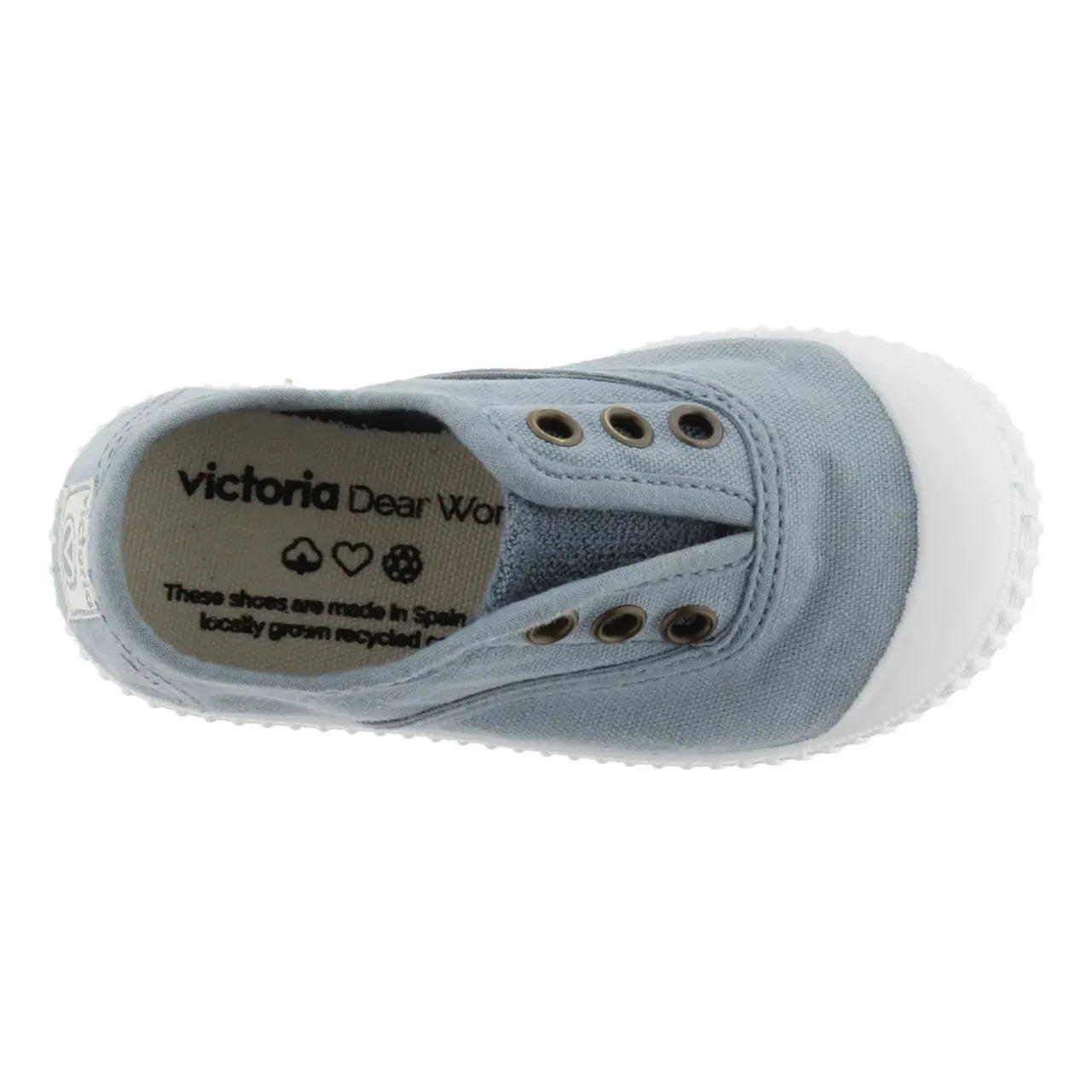 Victoria - Zapatillas Lon elásticas | Azul claro