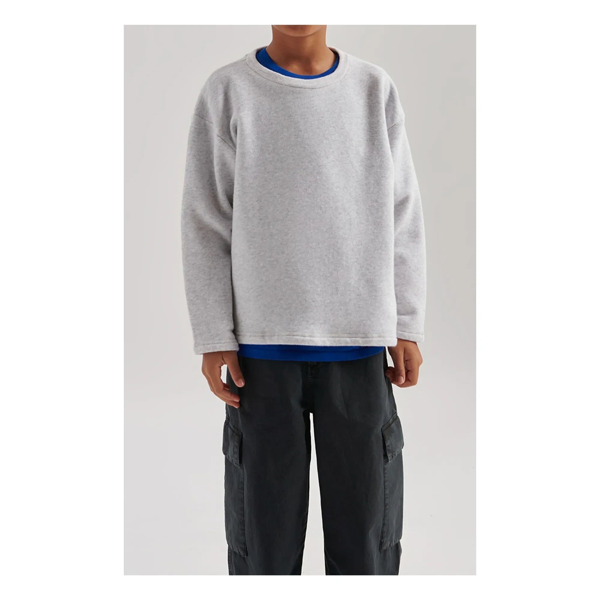 American Vintage - Sudadera Atubay | Blanco jaspeado