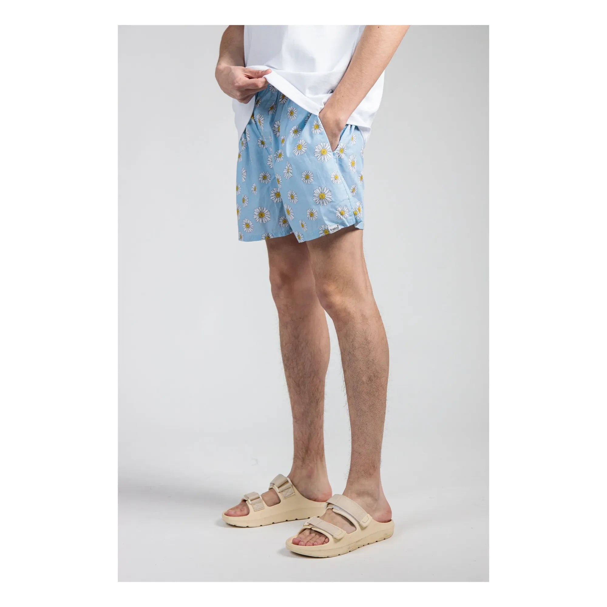 Pockies - Boxer de flores azules | Azul