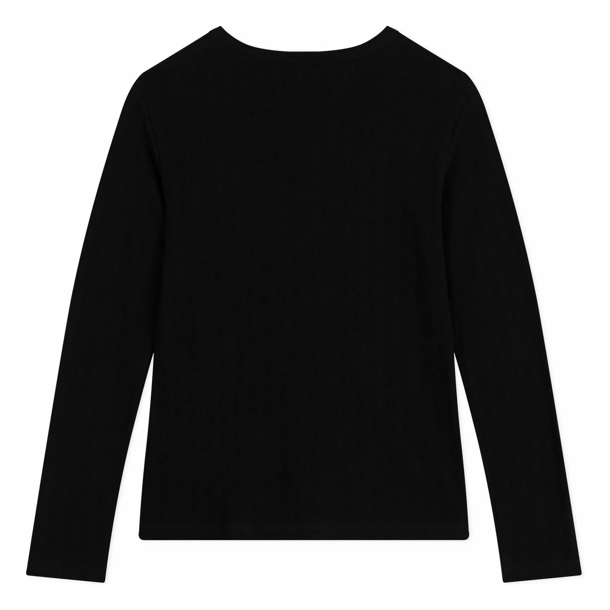 Petit Bateau - Camiseta de algodón orgánico de punto inglés | Negro