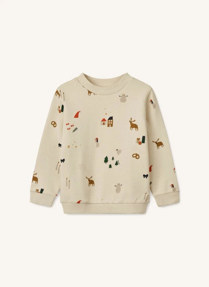 Liewood - Sudadera de algodón orgánico Thora Noël | Crudo